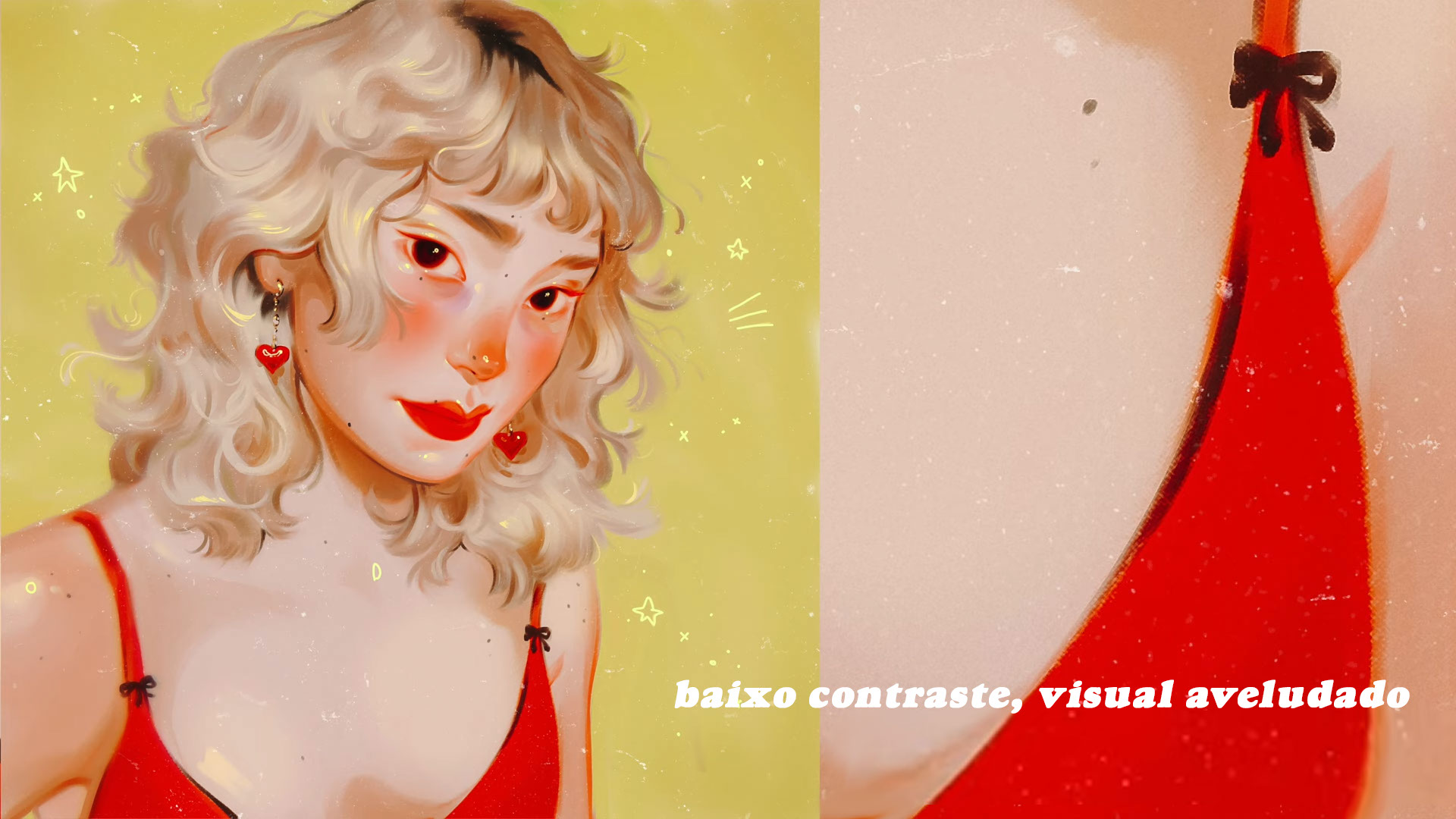 Retrato mate de uma mulher