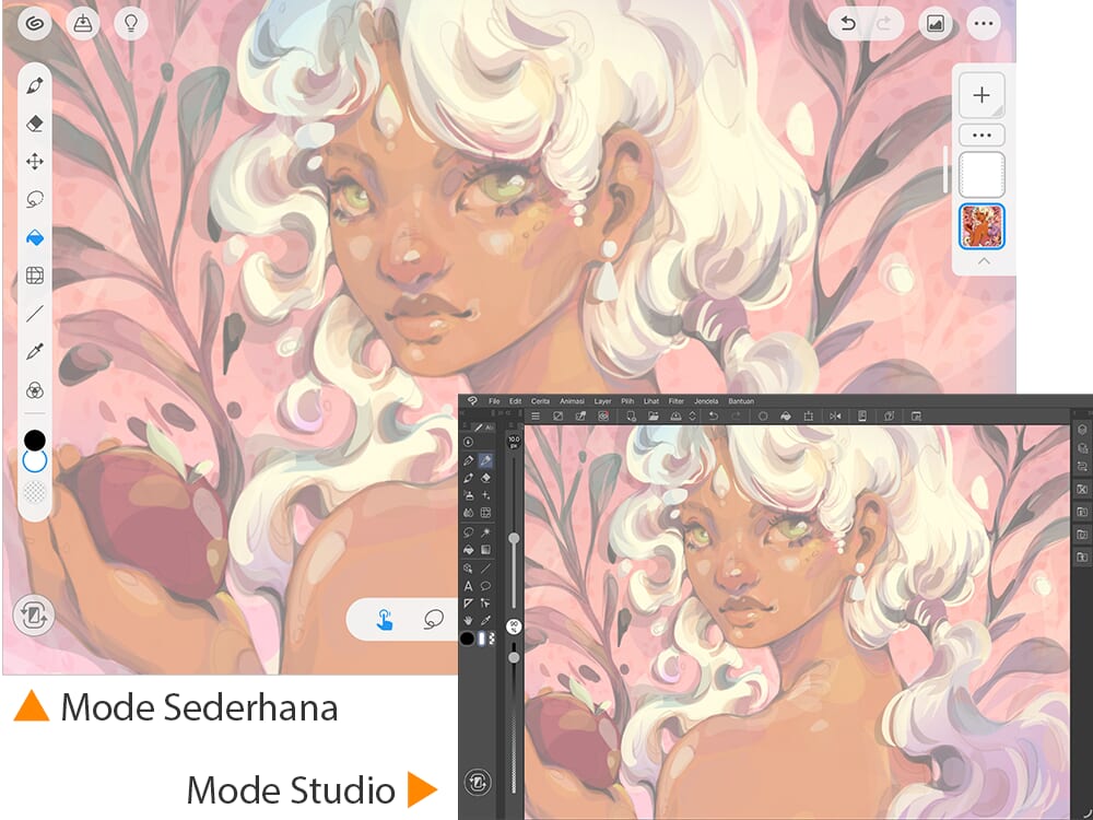 Clip Studio Paint adalah aplikasi terbaik untuk menggambar di iPad.