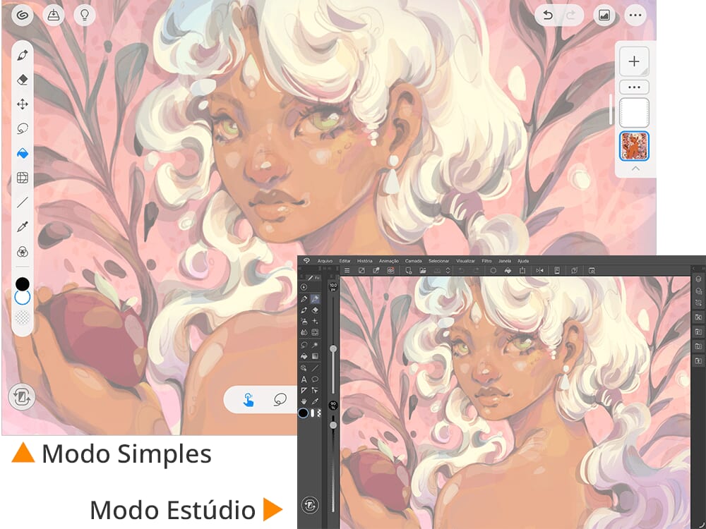 Clip Studio Paint é o melhor aplicativo para desenhar no iPad.
