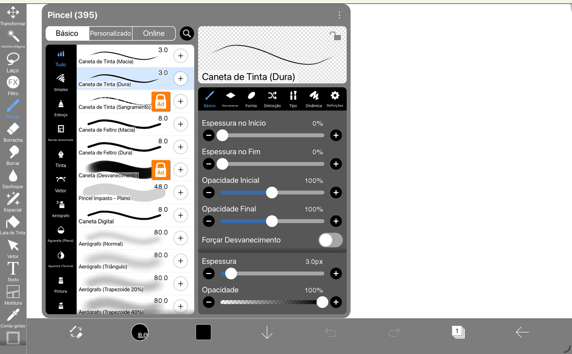 O ibisPaint é uma opção de aplicativo gratuito para desenhar digitalmente no iPad.