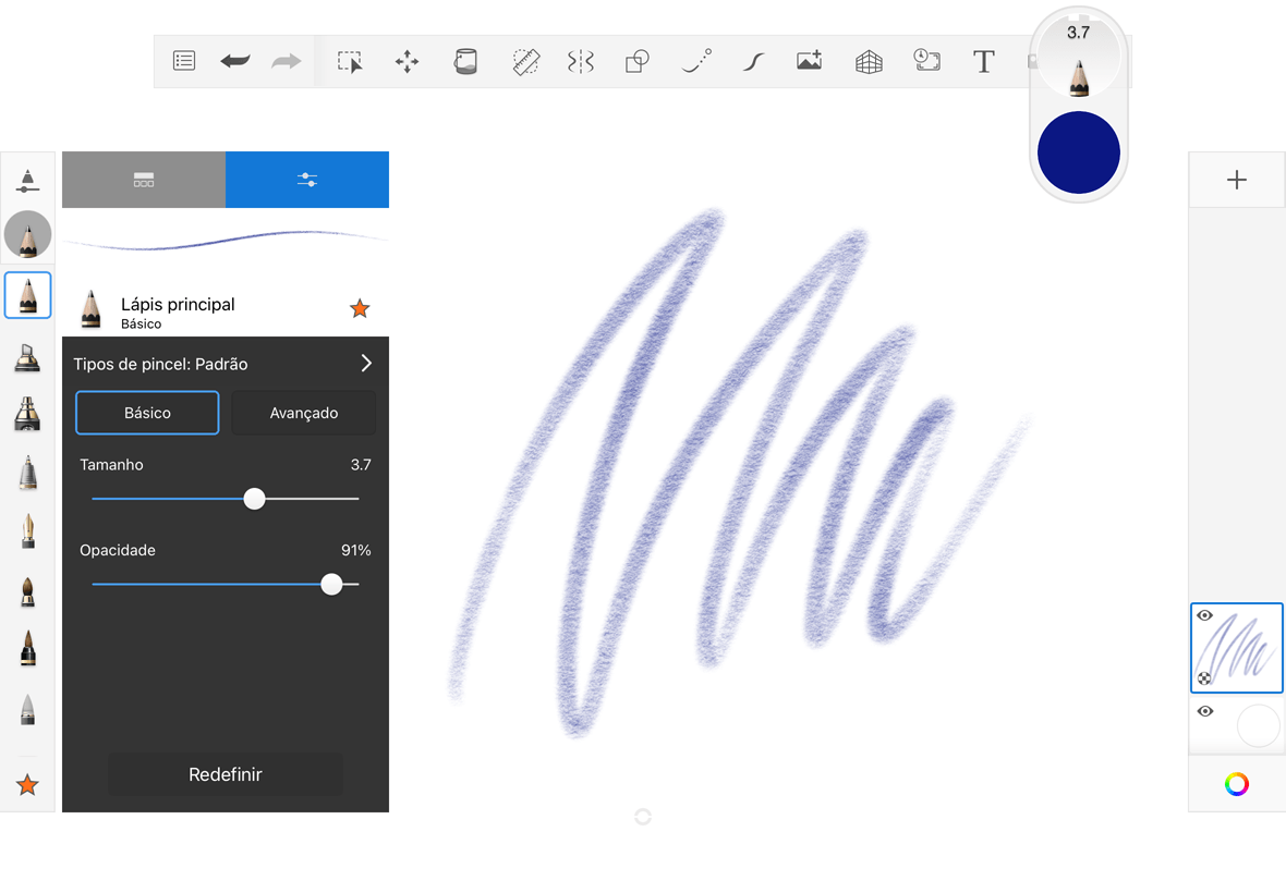 Rabisque e desenhe no seu iPad com o popular aplicativo Sketchbook.