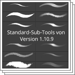 alte Standardpinsel von Clip Studio Paint.