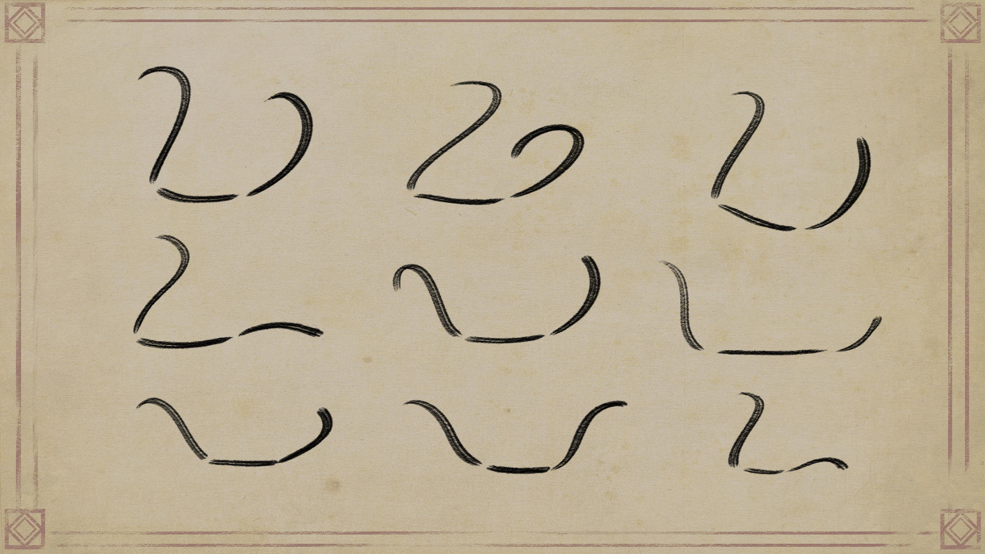 practice the flow of the line