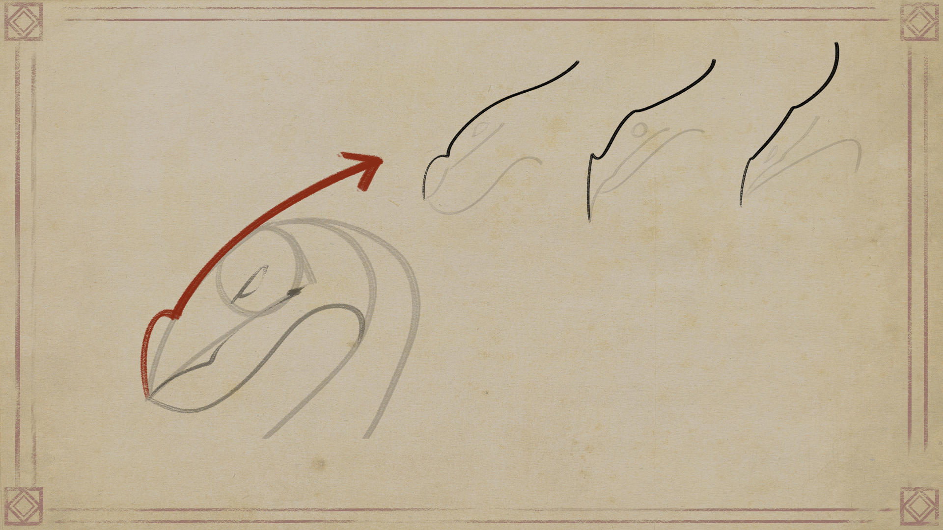 add a line for the top of the dragons head too