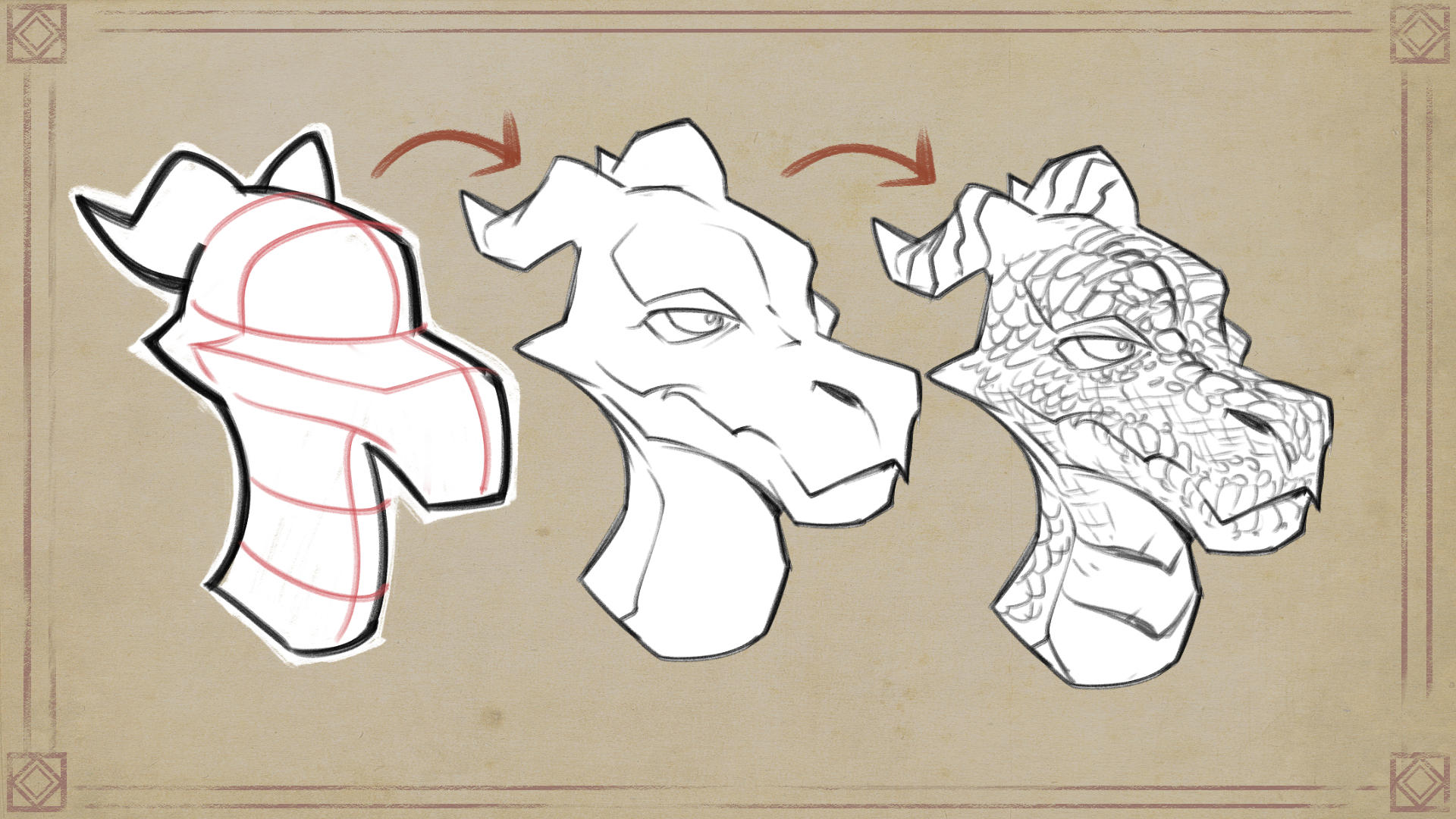 adding texture to the dragon
